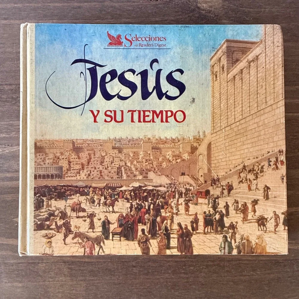 Vintage Jesus y Su Tiempo Reader's Digest Spanish Edition 1990 Hardcover Book